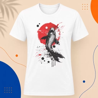 Pánské tričko - Japonský Koi kapr